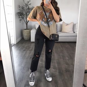 Black High Waisted Jeans